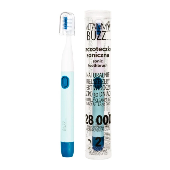 Электрическая детская зубная щетка Vitammy Buzz Blue