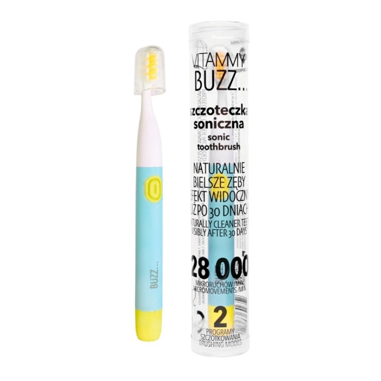 Электрическая детская зубная щетка Vitammy Buzz Mint-Yellow