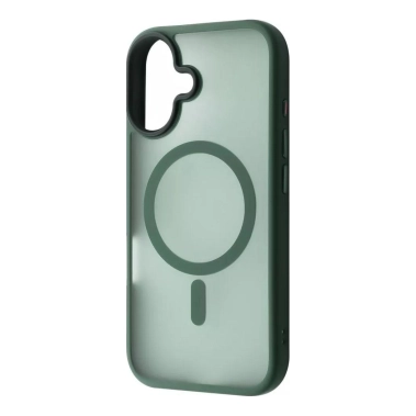 Чехол WAVE Matte Insane Case with Magnetic Ring iPhone 17 green - цена, характеристики, отзывы, рассрочка, фото 1