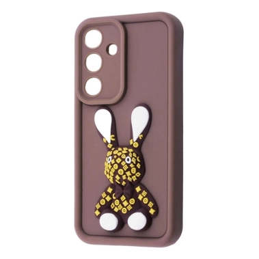 Чехол Pretty Things Case Samsung Galaxy A26 brown/rabbit - цена, характеристики, отзывы, рассрочка, фото 1