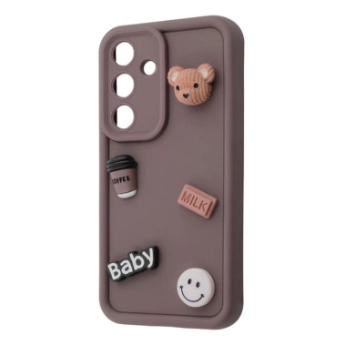 Чехол Pretty Things Case Samsung Galaxy A26 brown/bear - цена, характеристики, отзывы, рассрочка, фото 1