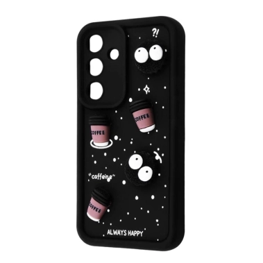 Чехол Pretty Things Case Samsung Galaxy A56 black/coffee - цена, характеристики, отзывы, рассрочка, фото 1