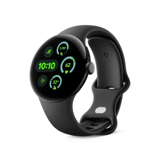 Смарт-часы Google Pixel Watch 3 41 mm Wi-Fi Matte Black Aluminum Case/Obsidian Active Band (Open Box)