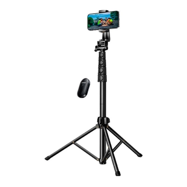 Штатив Ugreen LP680 Selfie Stick Tripod with Bluetooth Remote Black (15609) - цена, характеристики, отзывы, рассрочка, фото 1