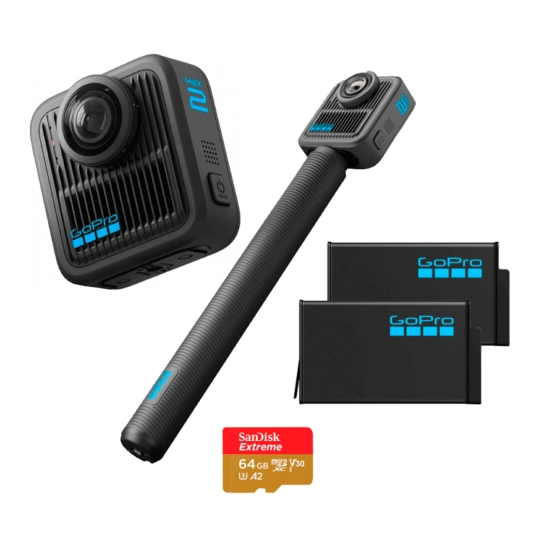 Екшн-камера GoPro MAX 2 NEW + Монопод 120см + Enduro + SD Card (CHDFZ-311-RW) UA