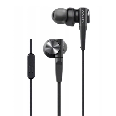 Дротові навушники Sony MDR-XB75AP Black - цена, характеристики, отзывы, рассрочка, фото 1