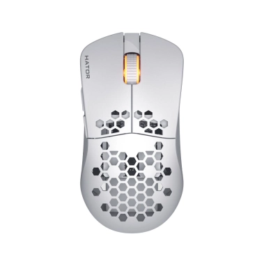 Мышь беспроводная Hator Stellar Wireless/Bluetooth/USB White (HTM651) - цена, характеристики, отзывы, рассрочка, фото 1