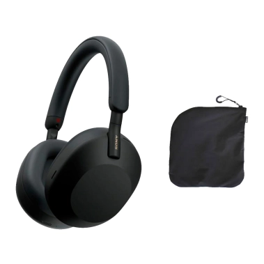 Наушники Sony Noise Cancelling Headphones WH-1000XM5SA Black (WH1000XM5SAMB.CE7) - цена, характеристики, отзывы, рассрочка, фото 1