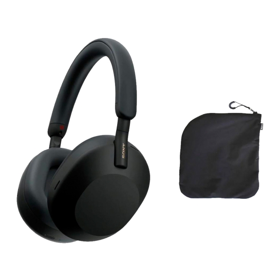 Навушники Sony Noise Cancelling Headphones WH-1000XM5SA Black (WH1000XM5SAMB.CE7) - ціна, характеристики, відгуки, розстрочка, фото 1