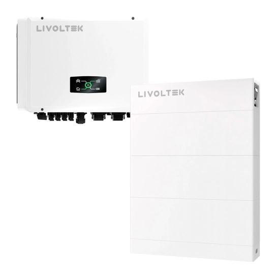 Комплект резервного живлення Livoltek HP3-20KD1, 150В-850В, 20000 Вт, 3 фази + Акумулятор Livoltek BHF-S25.6 512V/50AH