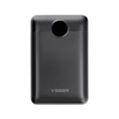 Внешний аккумулятор VEGER 20000 mAh PD QC3.0 2A 22,5W S20 (W2053) black - цена, характеристики, отзывы, рассрочка, фото 1