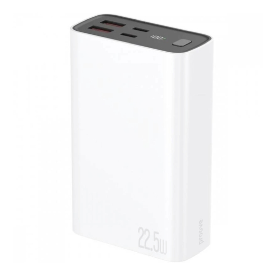 Внешний аккумулятор Proove Hyper Flux Plus 22.5W 20000mAh White - цена, характеристики, отзывы, рассрочка, фото 1
