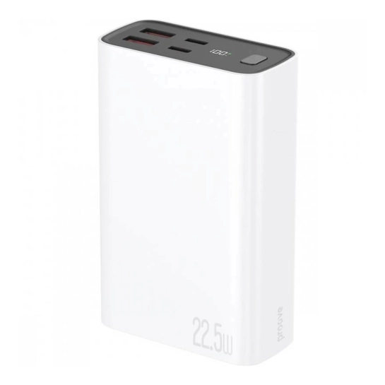 Внешний аккумулятор Proove Hyper Flux Plus 22.5W 20000mAh White