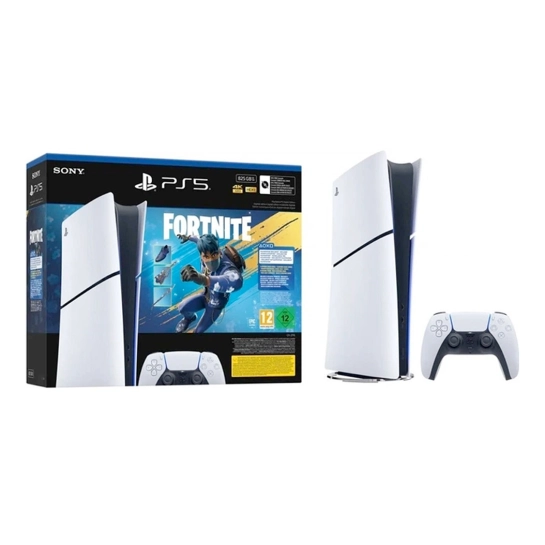 Игровая консоль Sony PlayStation 5 Slim Digital Edition 825GB + Fortnite Flowering Chaos Bundle