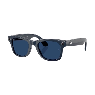 Смарт-очки Ray-Ban Meta Wayfarer Gen 2 Large - Shiny Cosmic Blue Frame with Clear Sapphire Transition Lenses (RW4012 6628/MF 53-23) - цена, характеристики, отзывы, рассрочка, фото 1