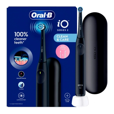 Электрическая зубная щетка Oral-B iO Series 2 Night Black Travel Case - цена, характеристики, отзывы, рассрочка, фото 1