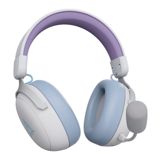 Бездротова ігрова гарнітура Ajazz AHM08 MAX Purple White Blue (AHM08-MAX-PWB)