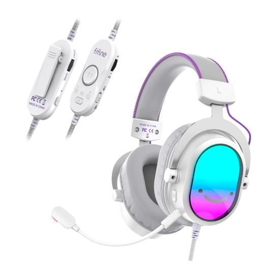 Ігрова гарнітура Fifine H16W White