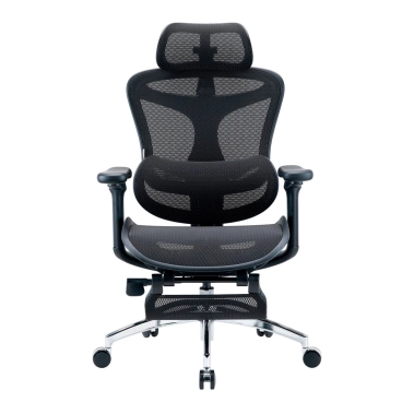 Крісло офісне Sihoo DORO C300L Mesh Black with footrest - цена, характеристики, отзывы, рассрочка, фото 1