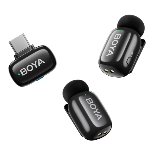 Бездротовий мікрофон петличний BOYA mini-23 Type-C Black