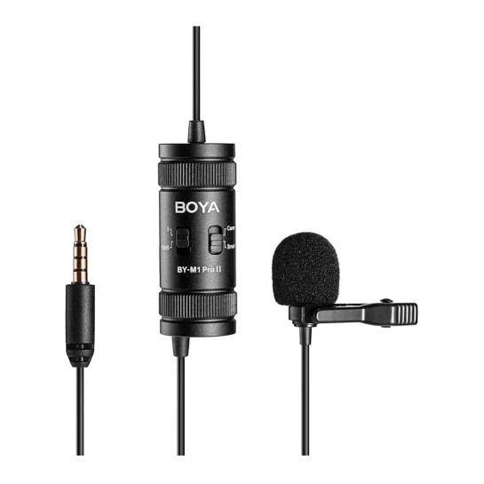 Петличный микрофон BOYA BY-M1 Pro II Black