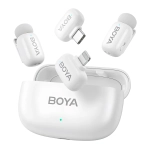 Бездротовий мікрофон петличний BOYA mini-13 Type-C/Lightning White