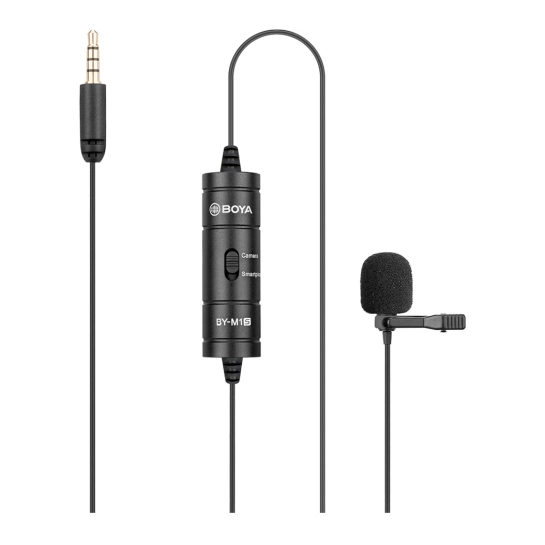 Петличний мікрофон BOYA BY-M1S Black