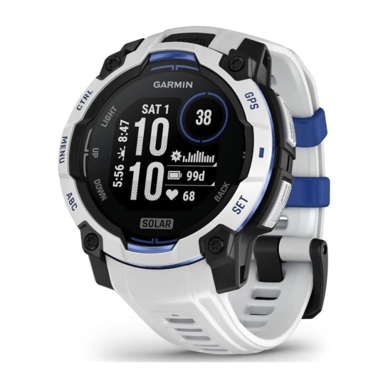Смарт-часы Garmin Instinct 3 45mm Solar Whitestone with Whitestone Band (010-02934-03/43)