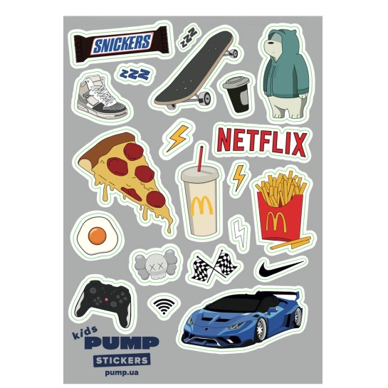 Стикерпак Pump KIDS 2 - цена, характеристики, отзывы, рассрочка, фото 1