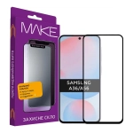Стекло MakeFuture Full Cover Full Glue Samsung Galaxy A36/A56 Black