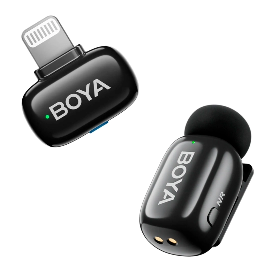 Беспроводной петличный микрофон BOYA mini-16 Lightning Black