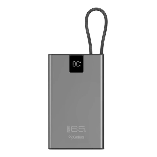 Зовнішній акумулятор Gelius Veyron GP-PB312 20000mAh 65W(QC/PD) Black