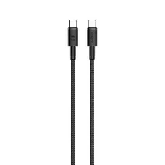 Кабель Proove Nylo Type-C to Type-C 100W (1.5m) Black