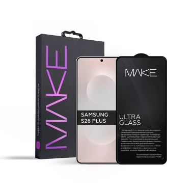 Защитное стекло MakeFuture Ultra Glass для Samsung S26 Plus - цена, характеристики, отзывы, рассрочка, фото 1