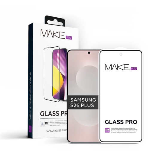Захисне скло MakeFuture Pro для Samsung S26 Plus - ціна, характеристики, відгуки, розстрочка, фото 1