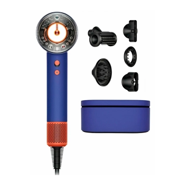 Фен Dyson Supersonic HD16 Nural Vinca Blue/Topaz + Presentation case (515092-01, 515160-01) - цена, характеристики, отзывы, рассрочка, фото 1