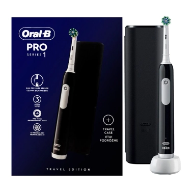 Електрична зубна щітка Oral-B Pro Series 1 CrossAction D305.513.3X Black - цена, характеристики, отзывы, рассрочка, фото 1