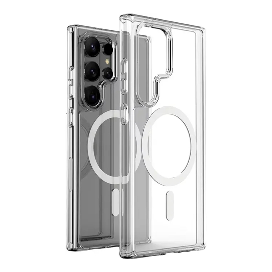 Чехол Monblan Crystal Series Magnetic Case for Samsung S24 Ultra Clear - цена, характеристики, отзывы, рассрочка, фото 1