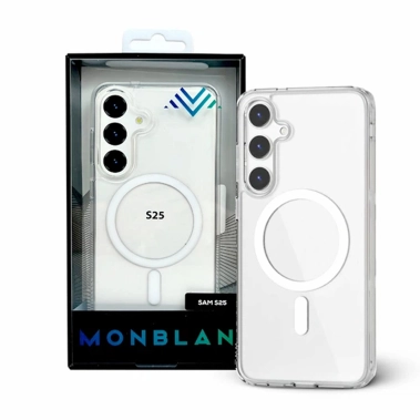 Чехол Monblan Crystal Series Magnetic Case for Samsung S25 Clear - цена, характеристики, отзывы, рассрочка, фото 1