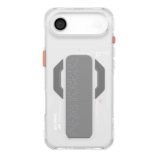 Чехол-накладка Skinarma Haxa (Mag-Charge + Grip-Stand) для iPhone 17 Air (6.5") Clear - цена, характеристики, отзывы, рассрочка, фото 1