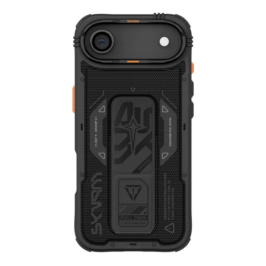 Чехол-накладка Skinarma Phantom (Mag-Charge + Grip-Stand) для iPhone 17 Air (6.5") Black - цена, характеристики, отзывы, рассрочка, фото 1
