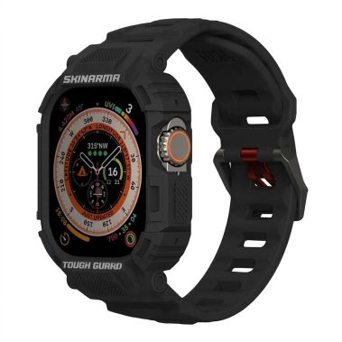 Ремешок с накладкой SkinArma Mecha Strap+Case Apple Watch 49mm Black - цена, характеристики, отзывы, рассрочка, фото 1