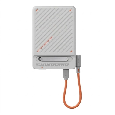 Зовнішній акумулятор Skinarma Power Bank ARC Magnetic with Intergrated Stand 10000 mAh 20W USB-C PD Light Grey - цена, характеристики, отзывы, рассрочка, фото 1