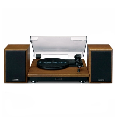 Вініловий програвач Lenco LS-100 Wood v2 - цена, характеристики, отзывы, рассрочка, фото 1