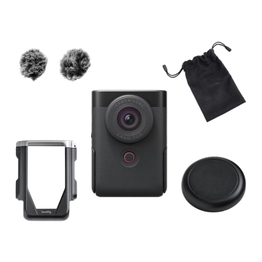 Фотоаппарат Canon PowerShot V10 Advanced Vlogging Kit Black (5946C005) - цена, характеристики, отзывы, рассрочка, фото 1