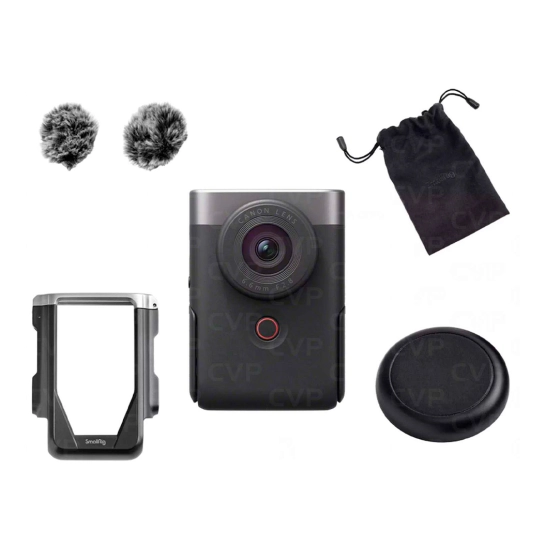 Фотоапарат Canon PowerShot V10 Advanced Vlogging Kit Silver (5946C009)