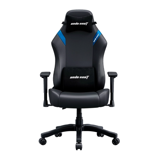 Ігрове крісло Anda Seat Luna L Black/Blue PVC