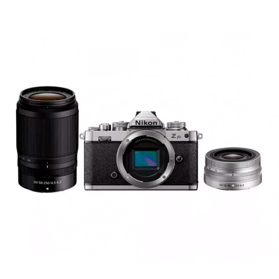 Фотоапарат із двома змінними об