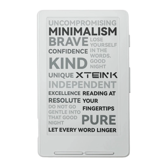 Электронная книга Xteink X4 Ultra-thin Magnetic Back eReader White