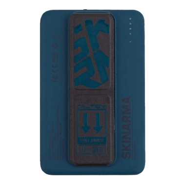 Внешний аккумулятор Skinarma Power Bank Spunk with Smart Grip-Stand 5000 MAH 20W USB-C PD Blue - цена, характеристики, отзывы, рассрочка, фото 1